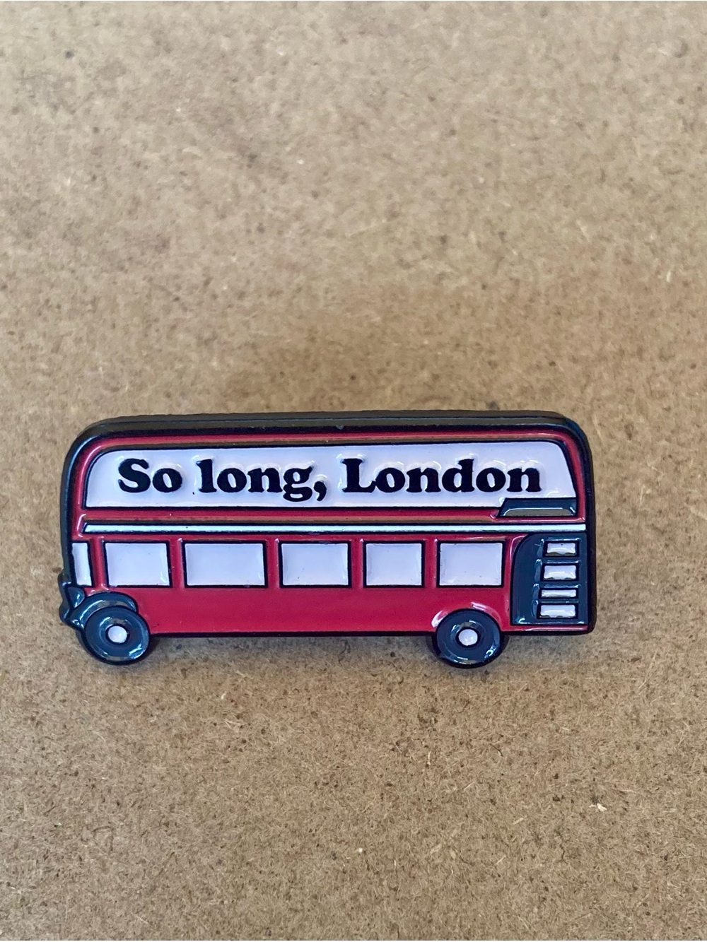 Taylor Swift TTPD Double-Decker Bus So long, London Song Enamel Pin